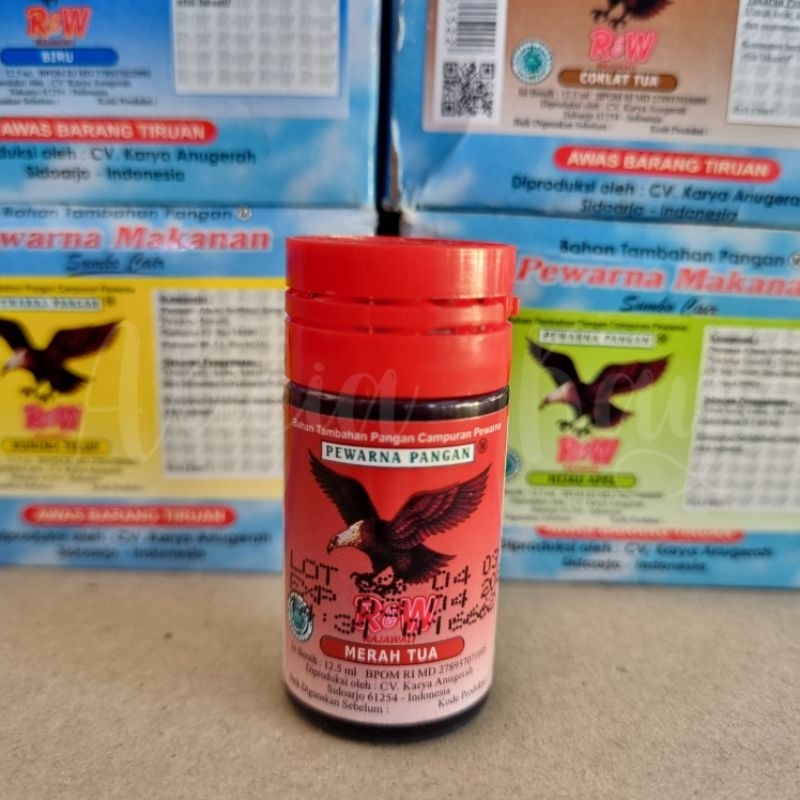 Pewarna Merah Tua R&W-12,5ml