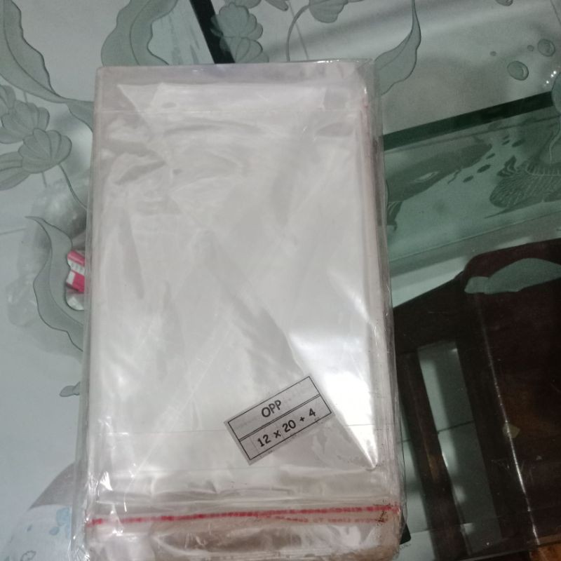 Plastik OPP Uk 12x20